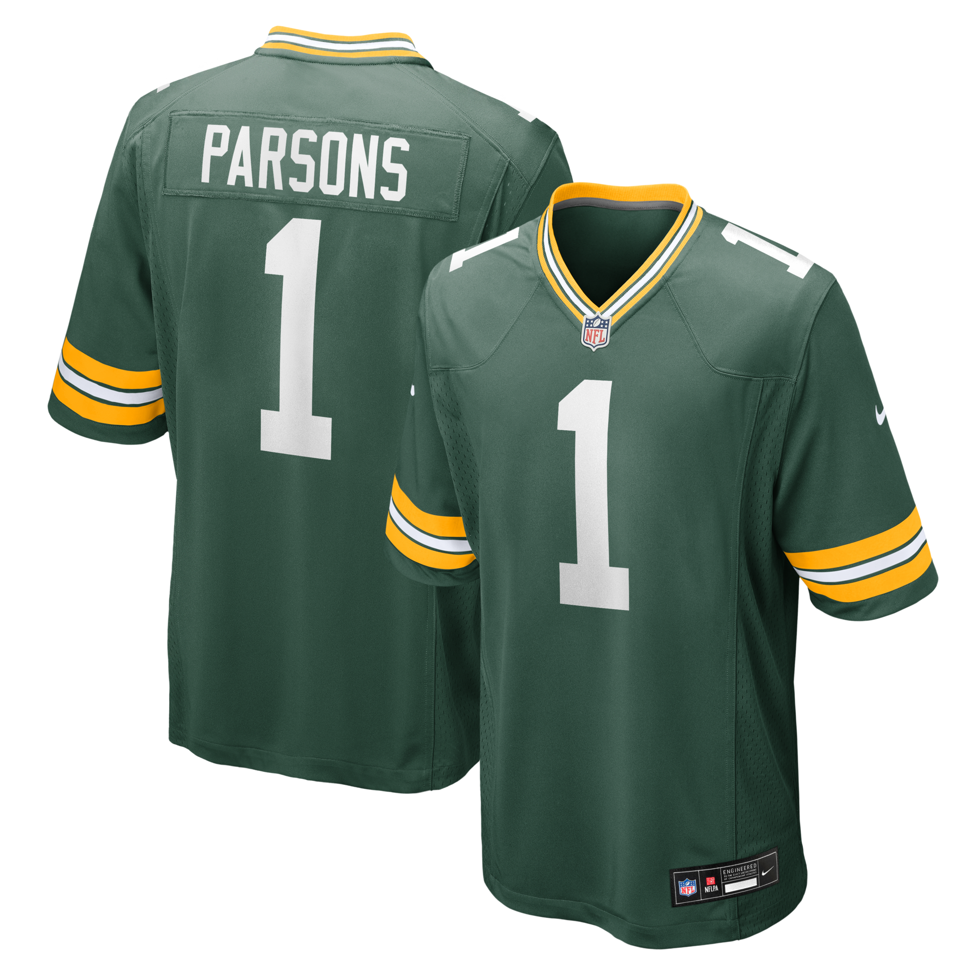 Green Bay Packers Micah Parsons Nike Green Game Player Jersey