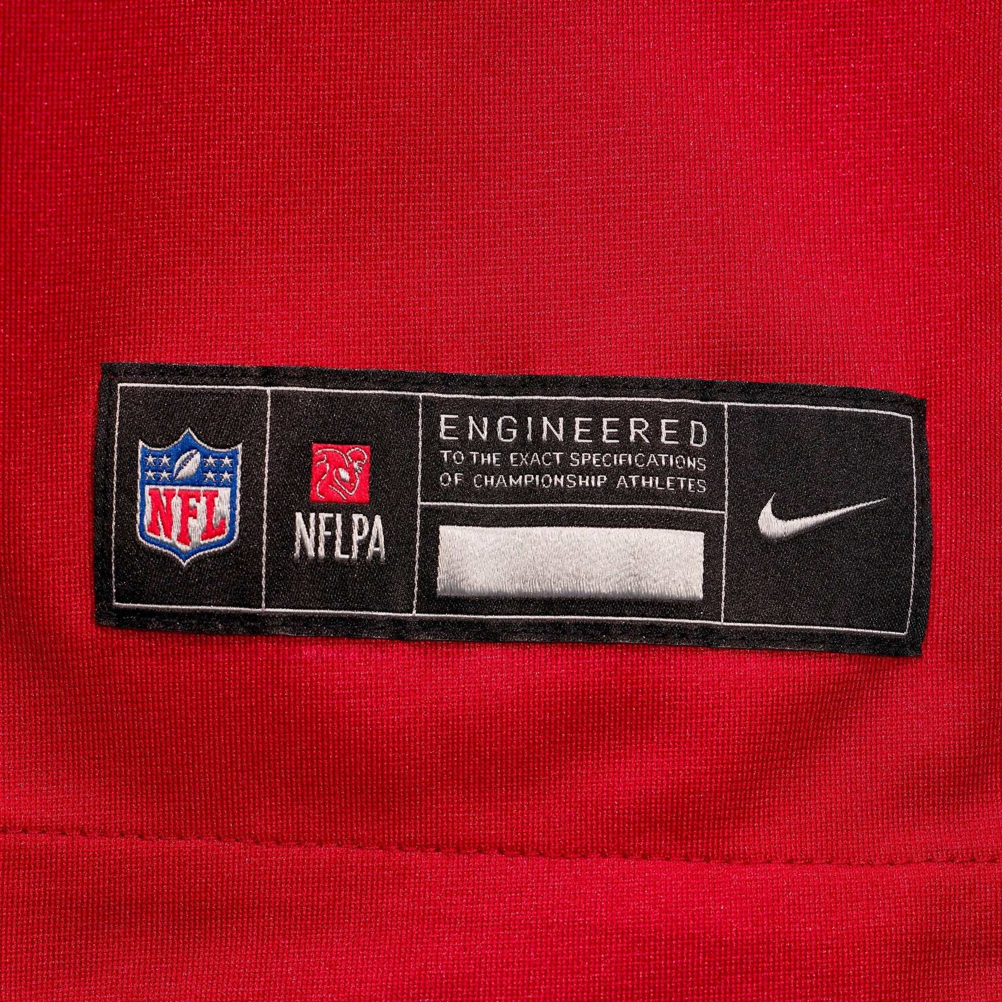 Kansas City Chiefs Justin Fields Nike Red Game Jersey