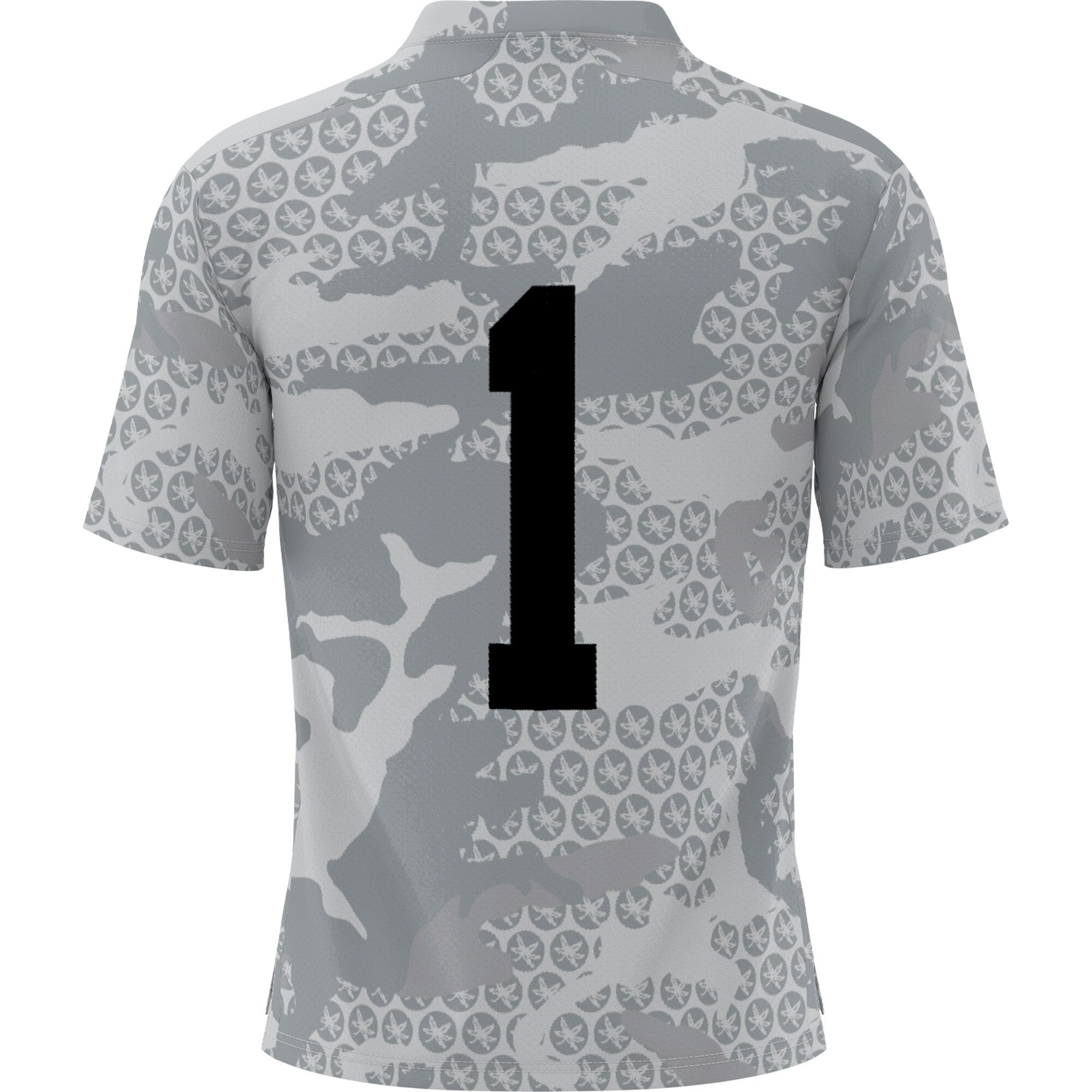 GameDay Greats #1 Gray Ohio State Buckeyes Camo Football Jersey