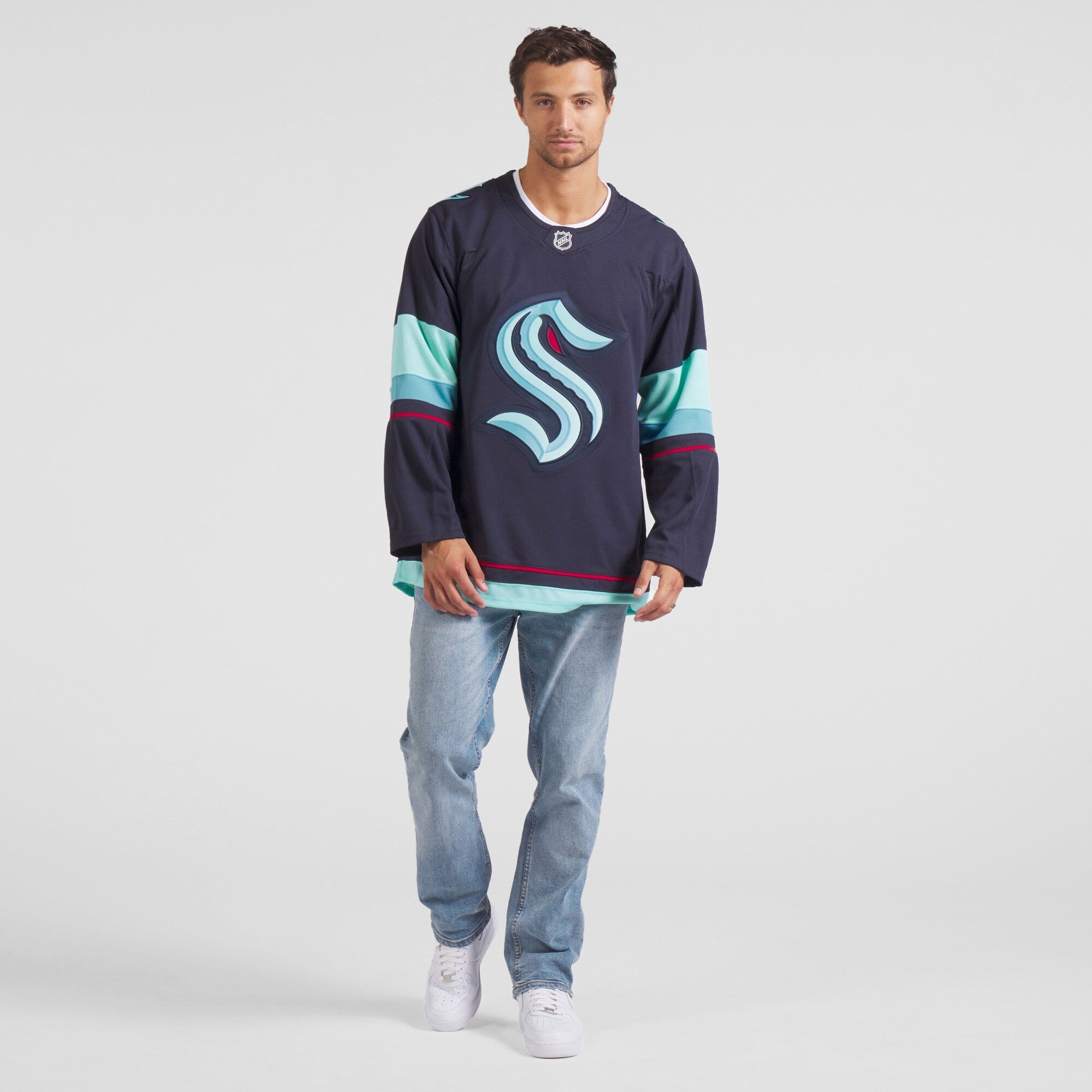 Seattle Kraken Fanatics Deep Sea Blue Home Premium Jersey