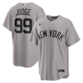 New York Yankees Aaron Judge Nike Gray Road Replica Jersey