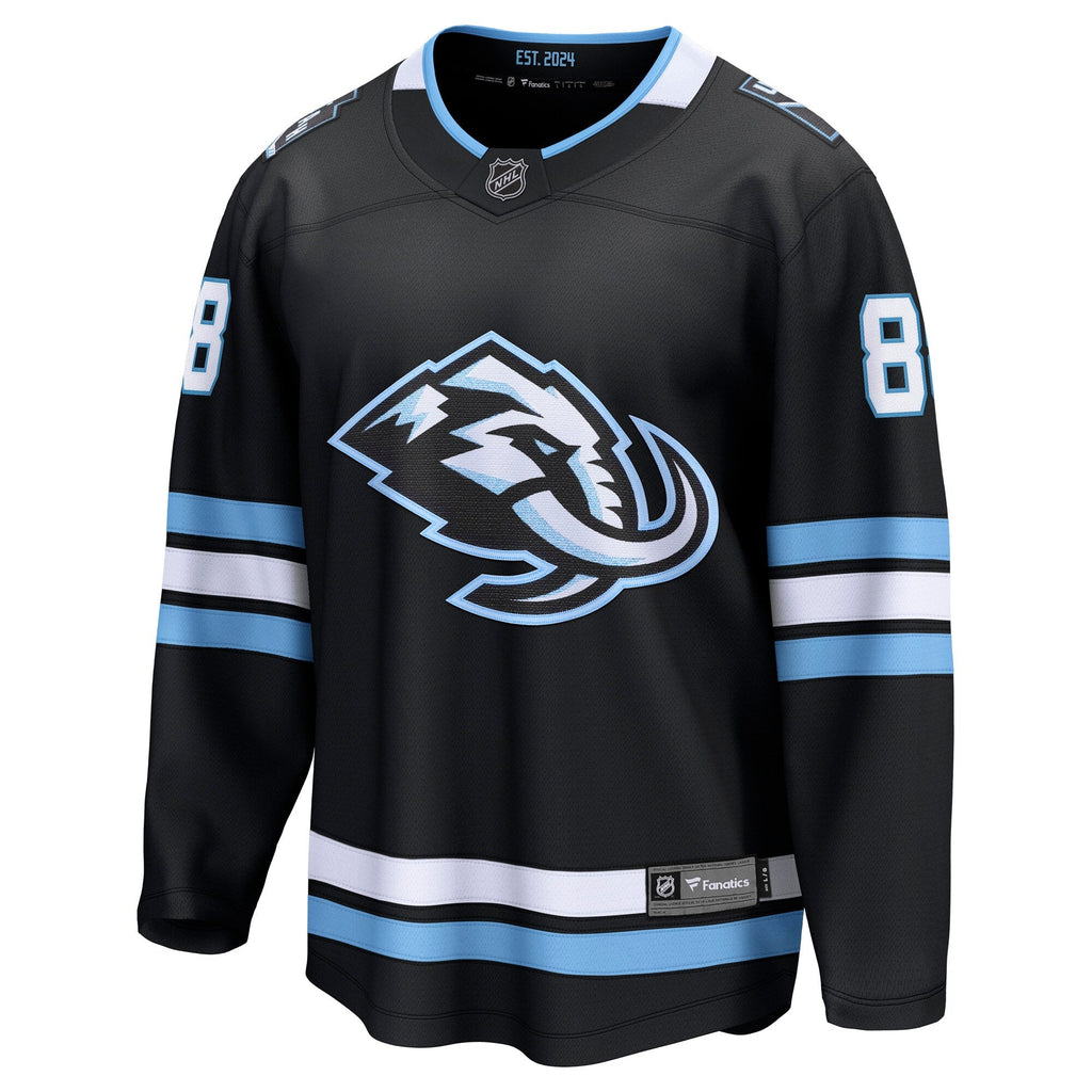 Utah Mammoth Nate Schmidt Fanatics Black Home Breakaway Player Jersey