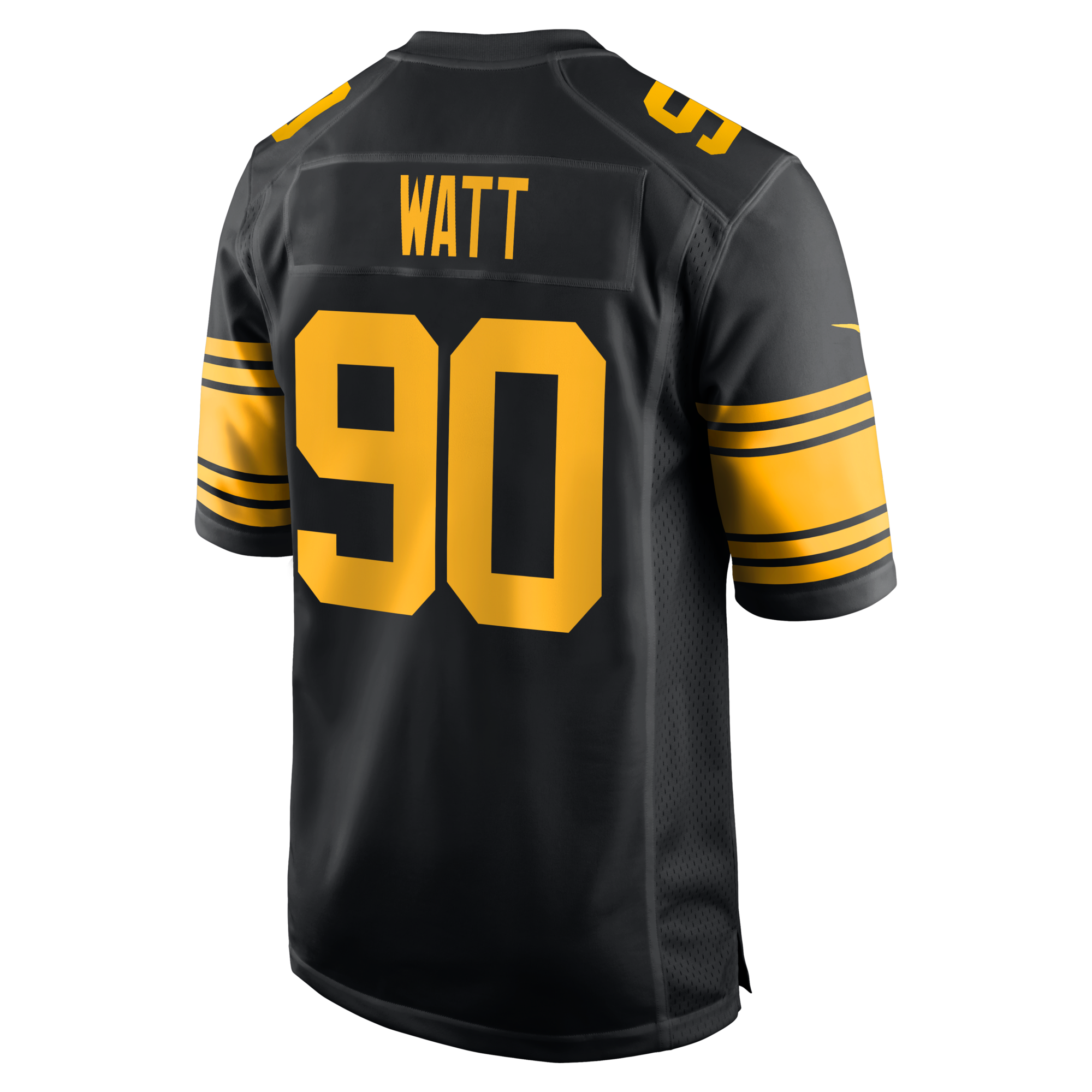 Pittsburgh Steelers T.J. Watt Nike Black Alternate Game Jersey