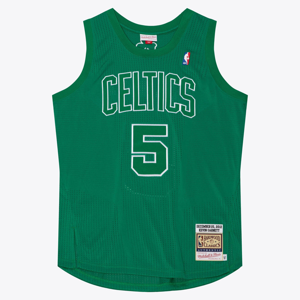 Boston Celtics Mitchell & Ness Kevin Garnett 2012 Christmas Day Authentic Jersey - Kelly Green