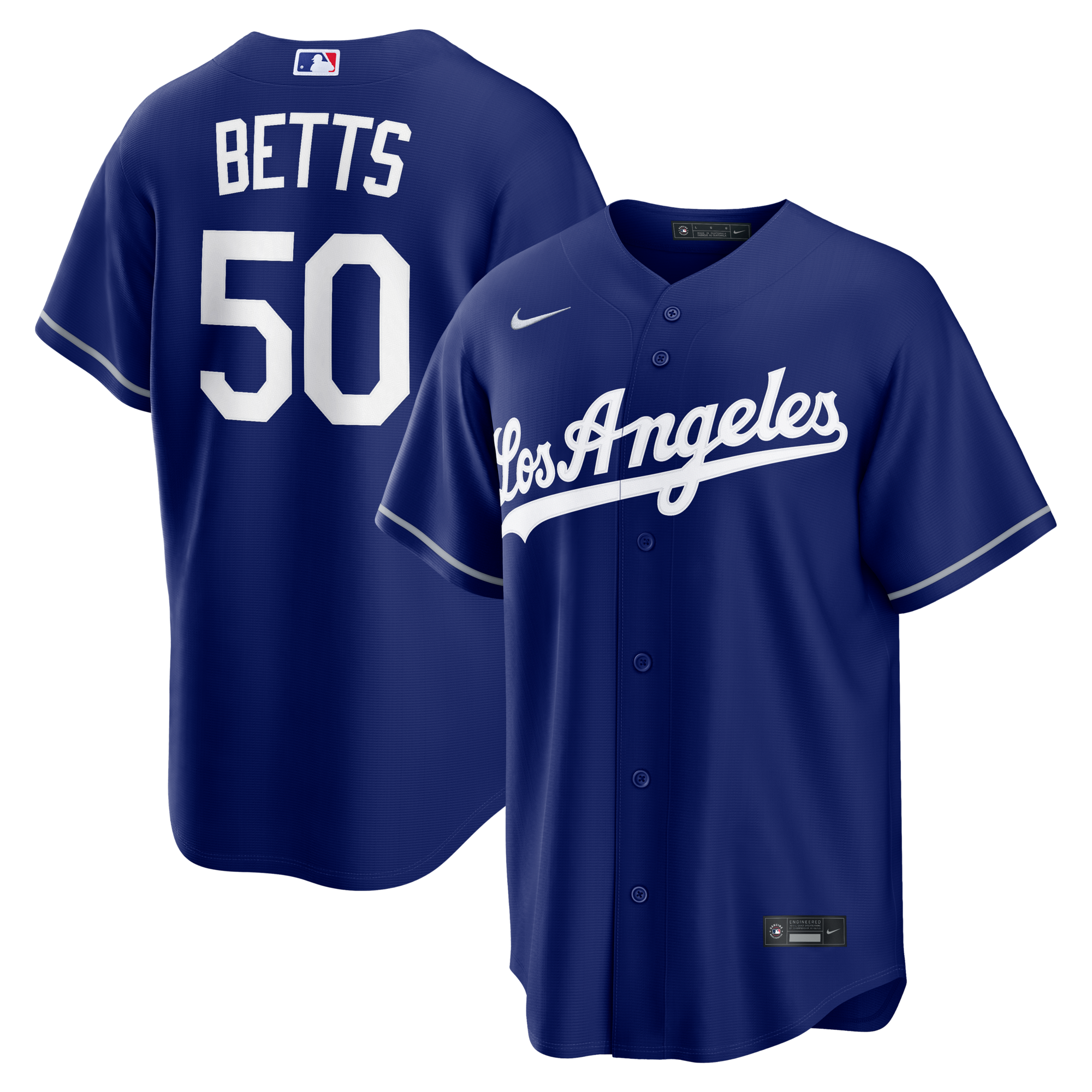 Los Angeles Dodgers Mookie Betts Nike Royal Alternate Replica Jersey