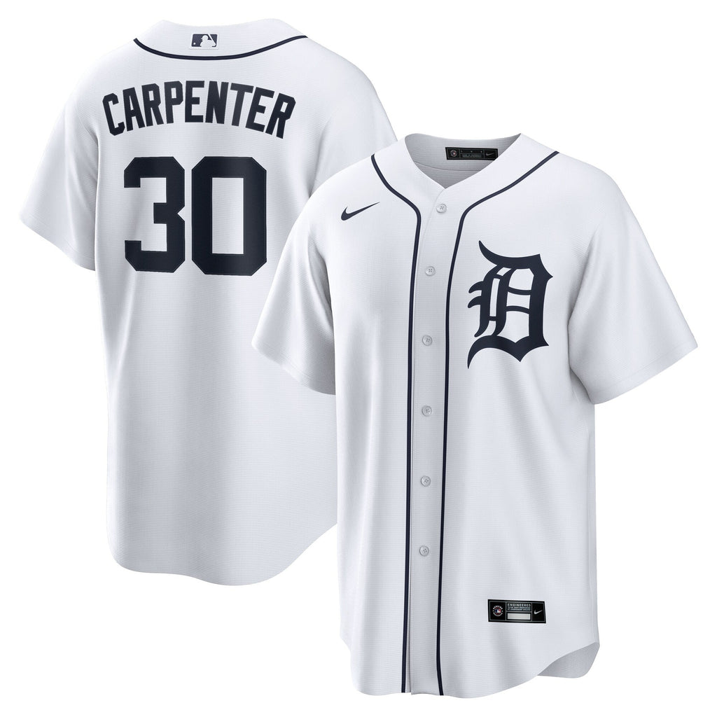 Detroit Tigers Kerry Carpenter Nike White Home Replica Jersey
