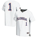 GameDay Greats #1 White Florida Gators Lightweight Baseball Jersey