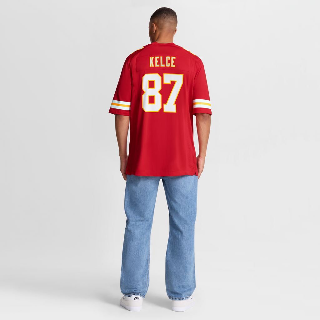 Kansas City Chiefs Travis Kelce Nike Red Game Jersey