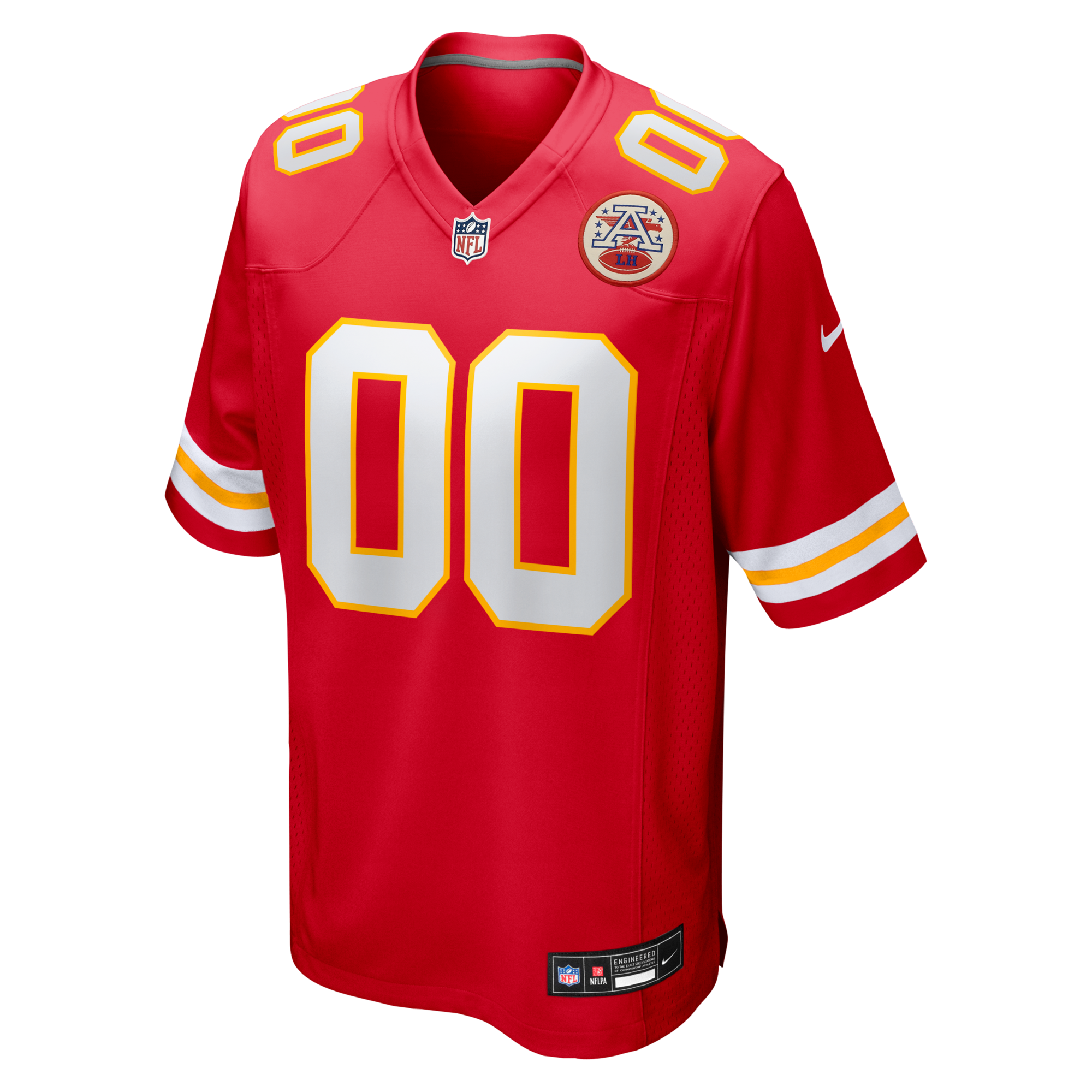 Kansas City Chiefs Justin Fields Nike Red Game Jersey