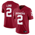 Jordan Brand CeeDee Lamb Crimson Oklahoma Sooners Alumni Player Game Jersey