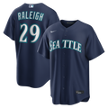 Seattle Mariners Cal Raleigh Nike Navy Road Replica Jersey