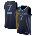 Memphis Grizzlies Nike Icon Edition Swingman Jersey - Navy - Santi Aldama