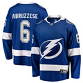 Tampa Bay Lightning Nick Abruzzese Fanatics Blue Home Breakaway Jersey