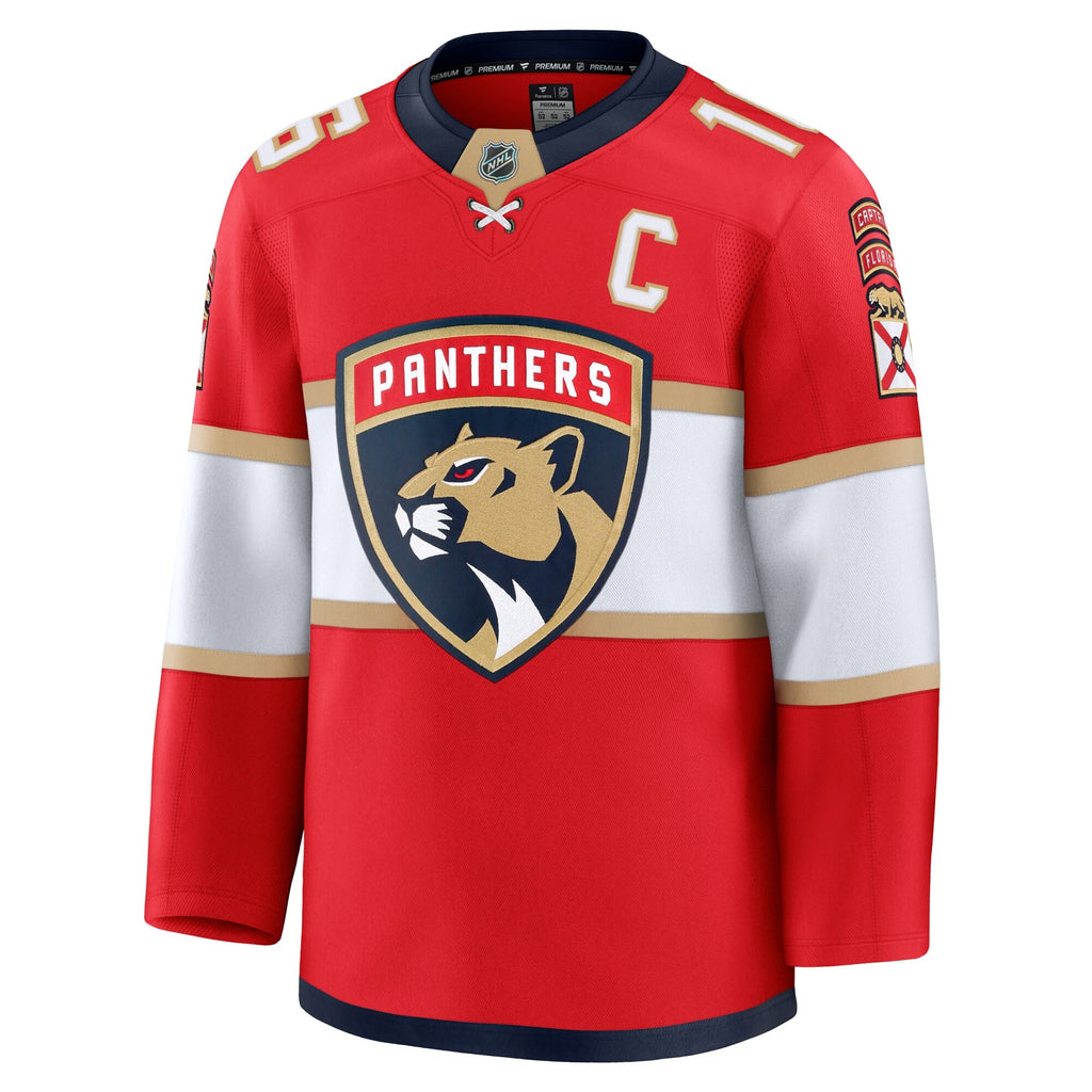 Florida Panthers Aleksander Barkov Fanatics Red Home Premium Jersey