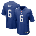 New York Giants Jaxson Dart Nike Royal Team Game Jersey