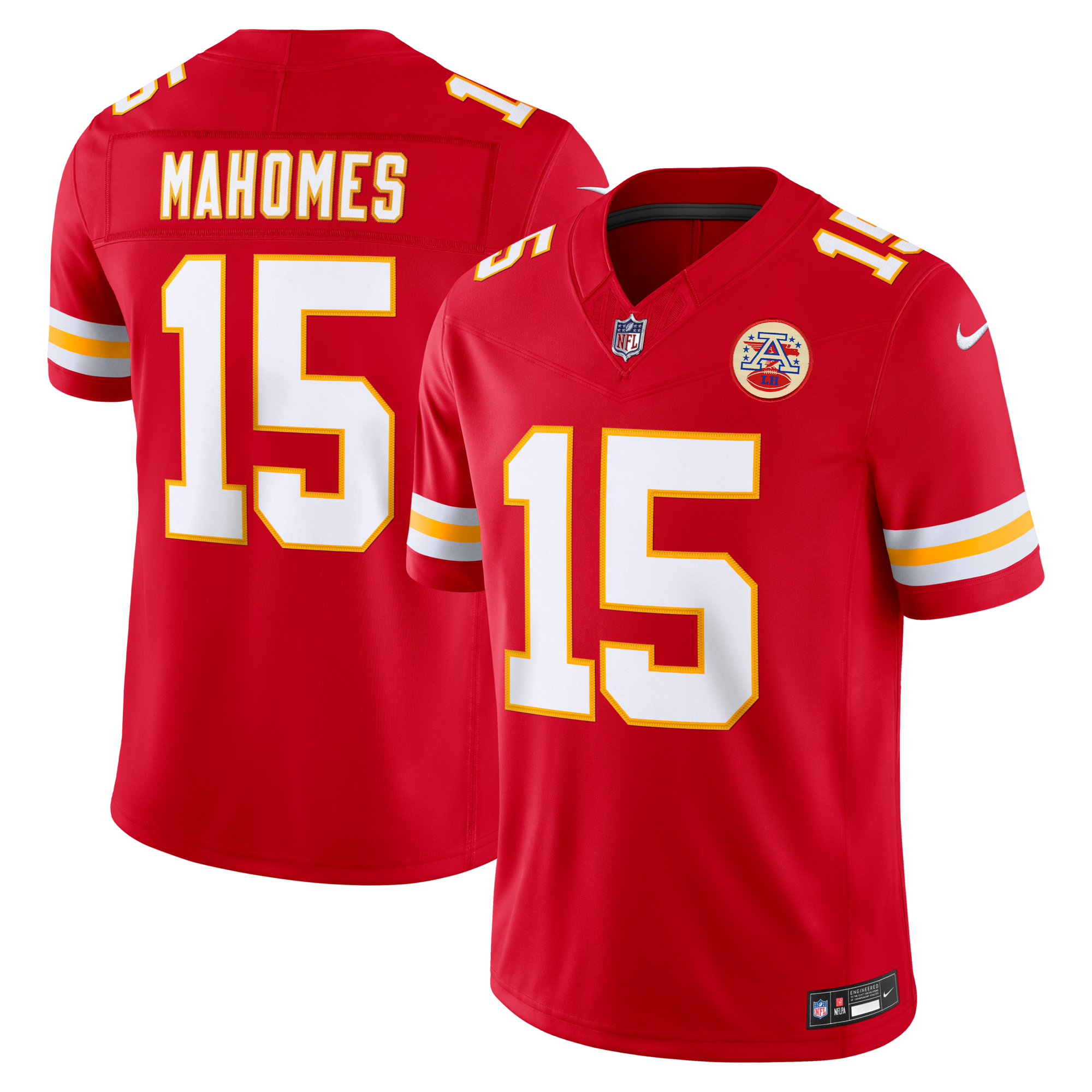 Kansas City Chiefs Patrick Mahomes Nike Red Team Vapor F.U.S.E. Stitched Limited Jersey