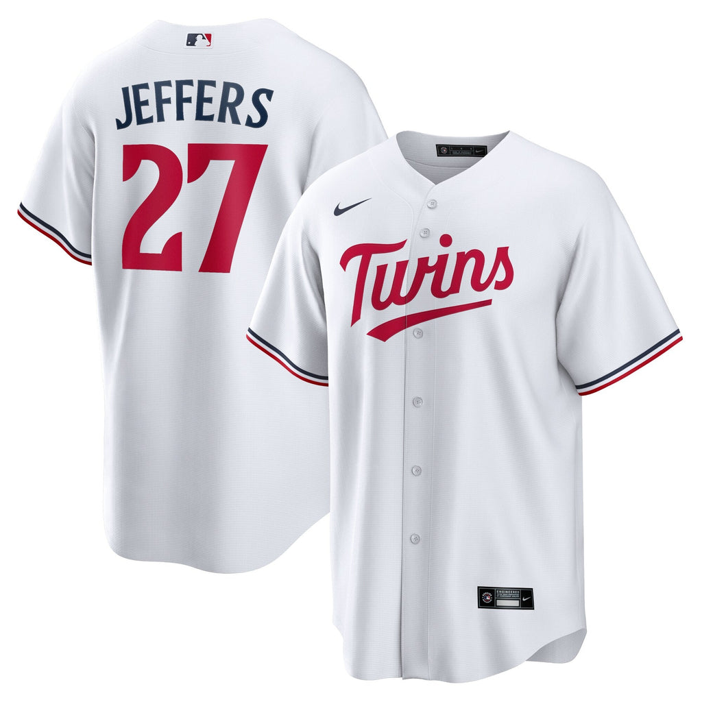 Minnesota Twins Ryan Jeffers Nike White Home Replica Player Jersey