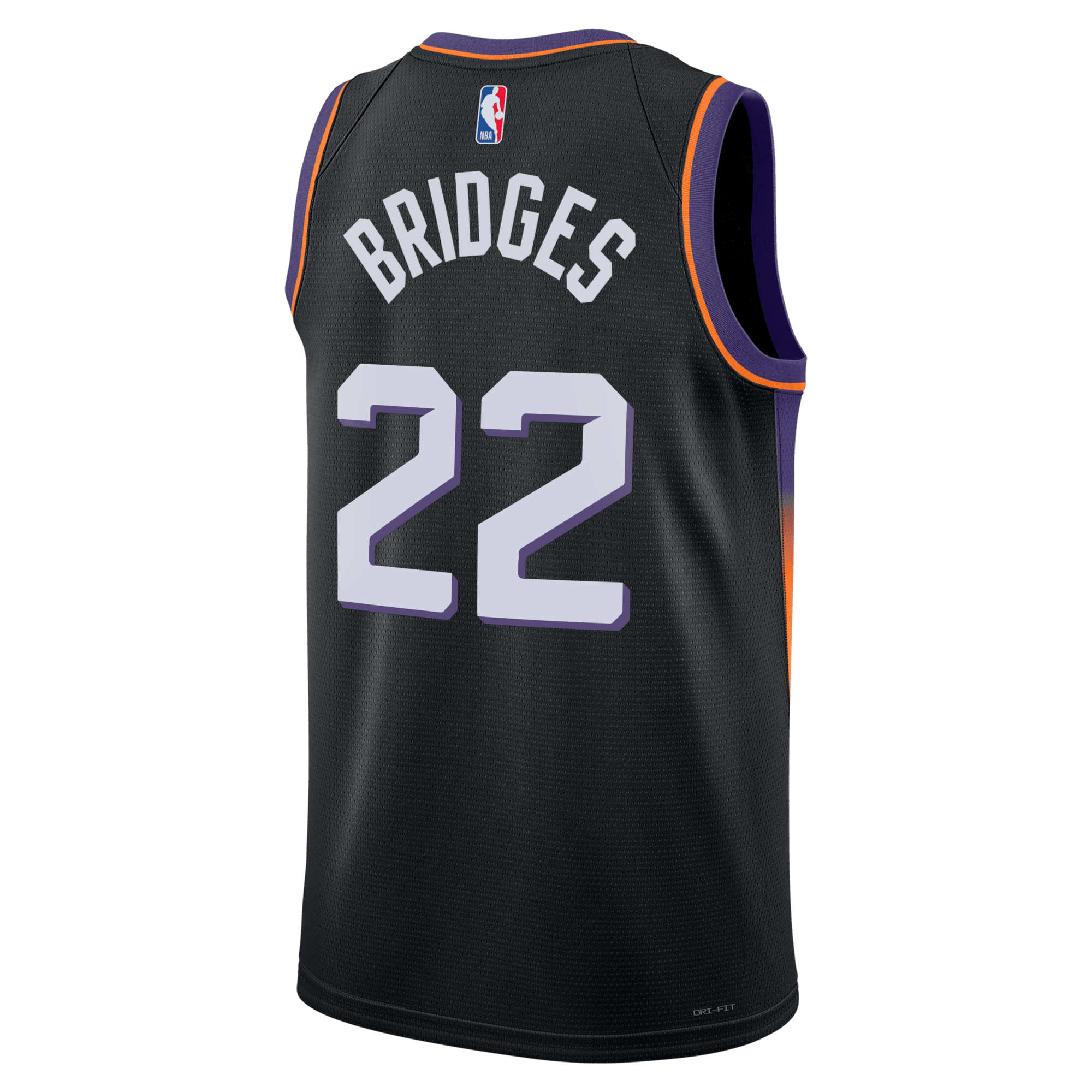 Phoenix Suns Jordan Brand Statement Edition Jersey - Black - Miles Bridges
