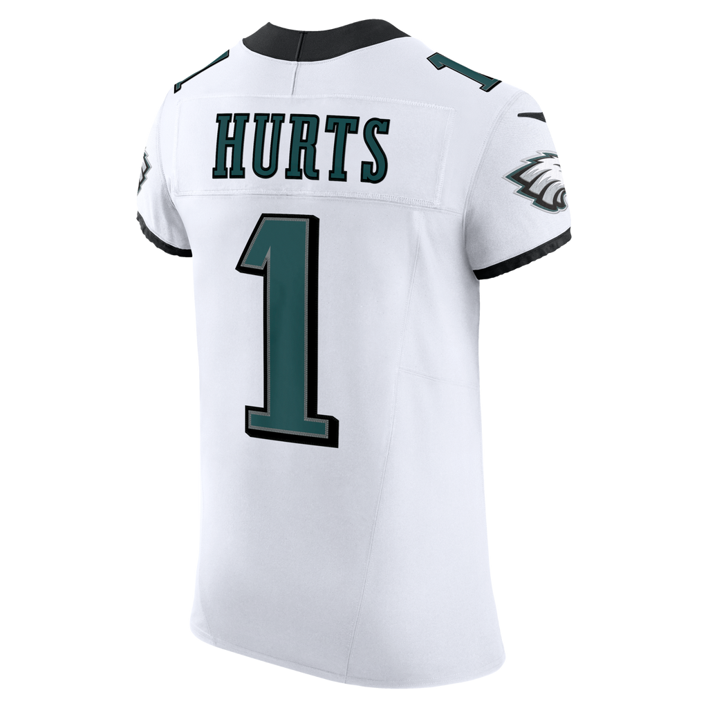 Philadelphia Eagles Jalen Hurts Nike White Vapor F.U.S.E. Elite Jersey