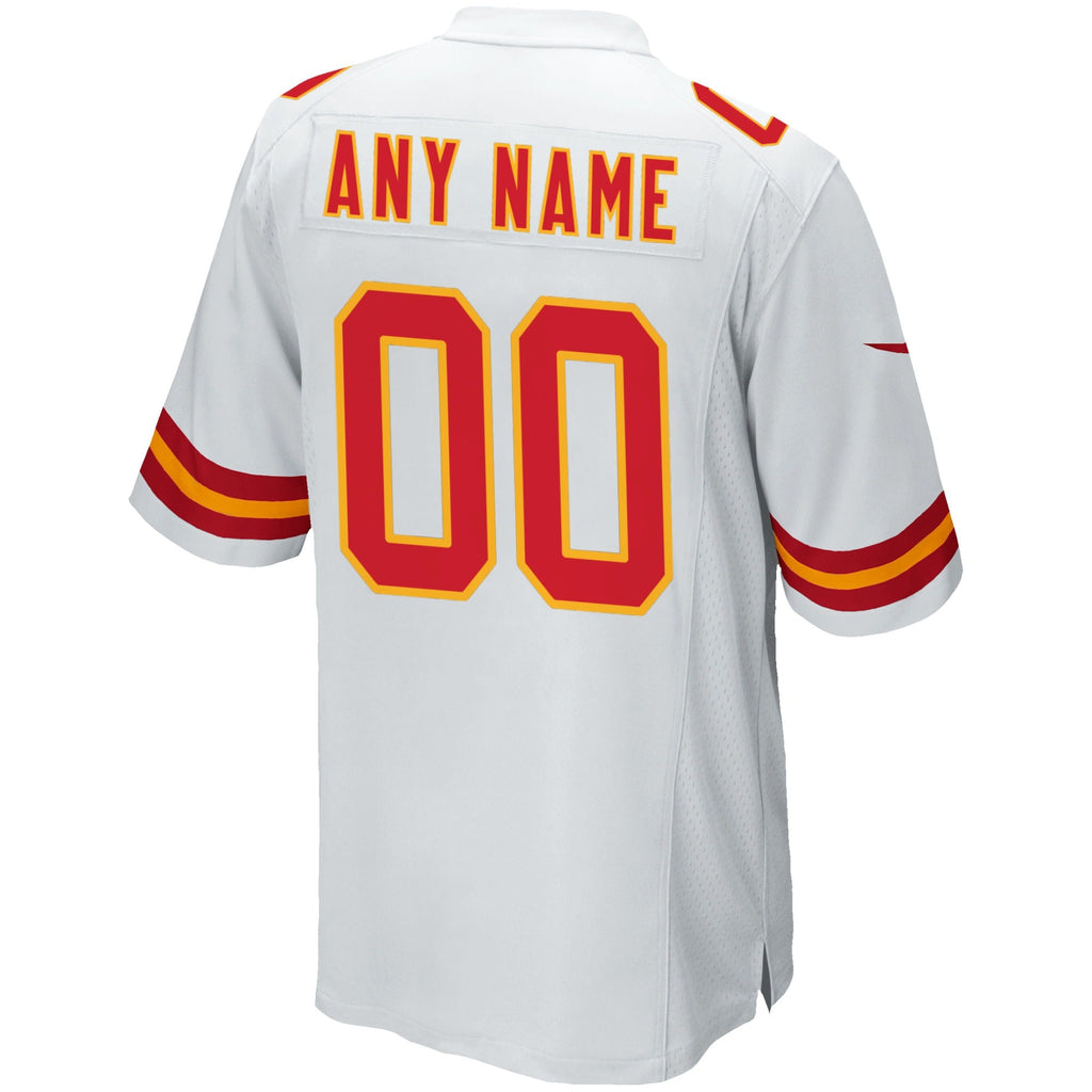 Kansas City Chiefs Nike White Custom Game Jersey