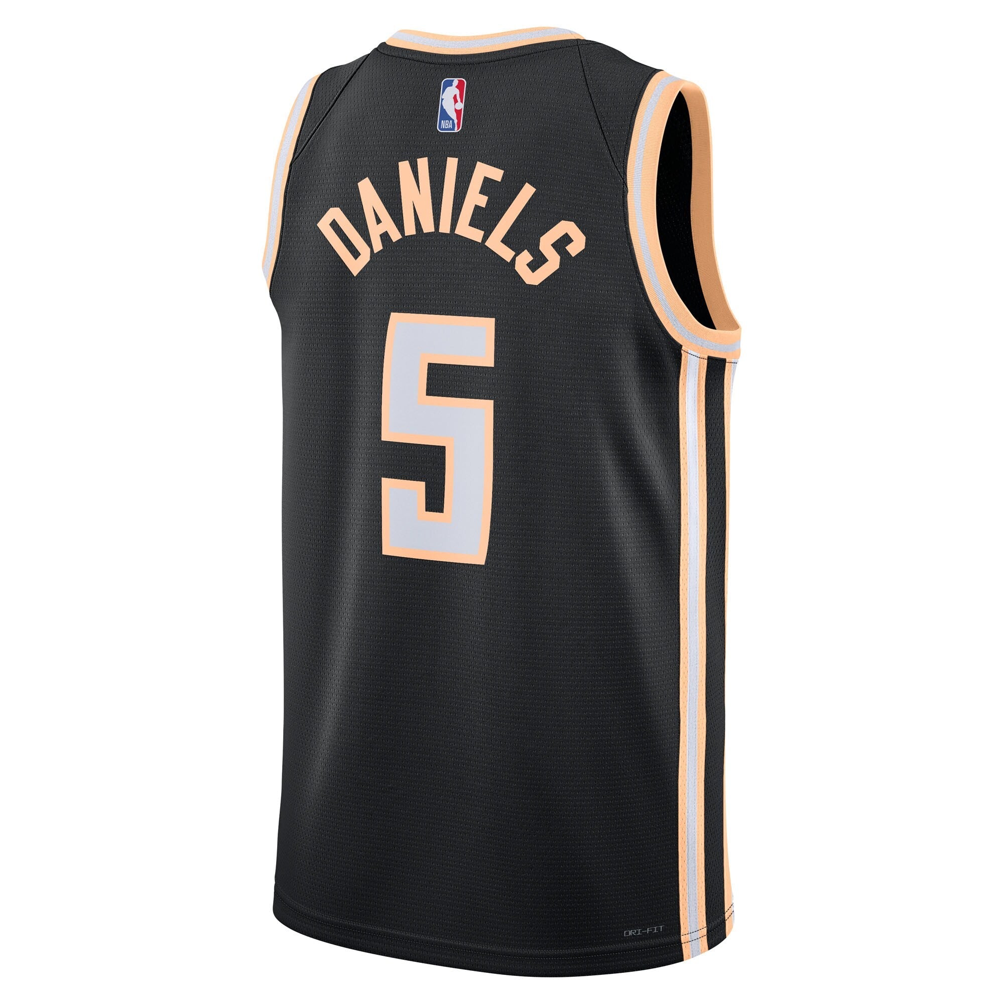 Atlanta Hawks Nike 2025/26 City Edition Swingman Jersey - Black - Dyson Daniels
