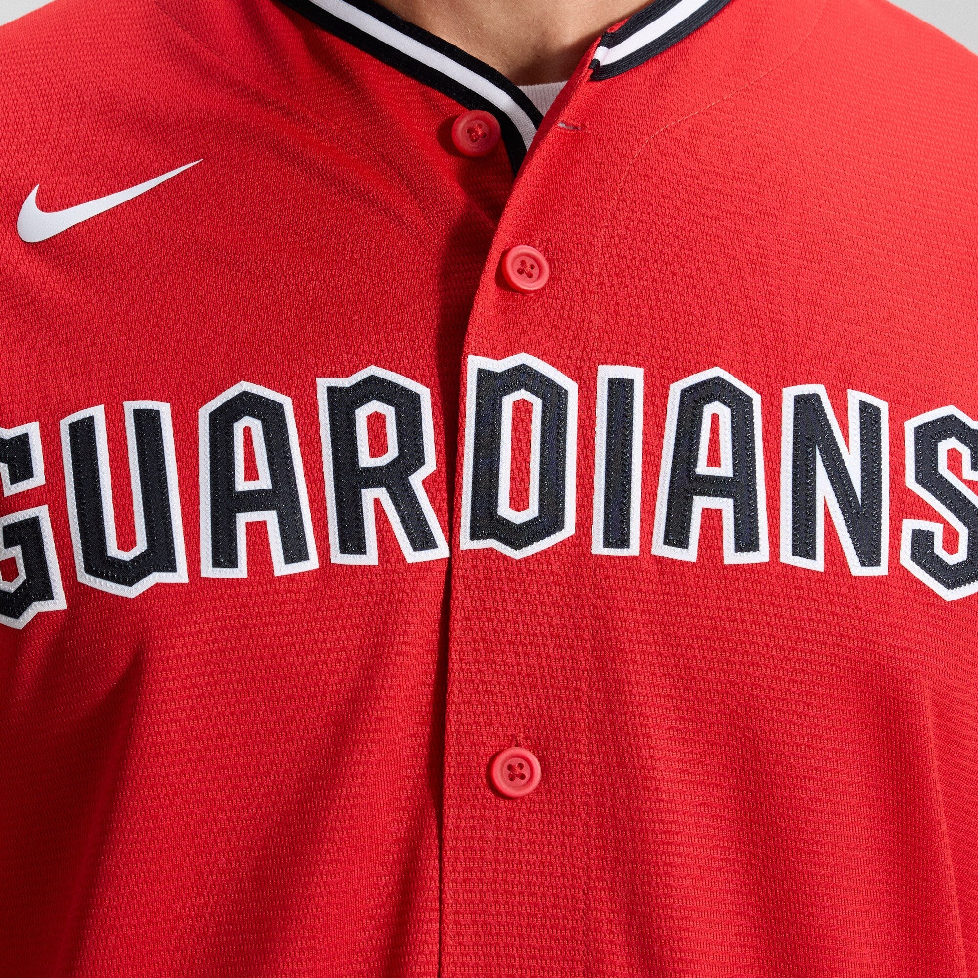 Cleveland Guardians Nike Red Alternate 2 Replica Jersey