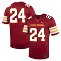 Nike #24 Cardinal Iowa State Cyclones Untouchable Football Jersey