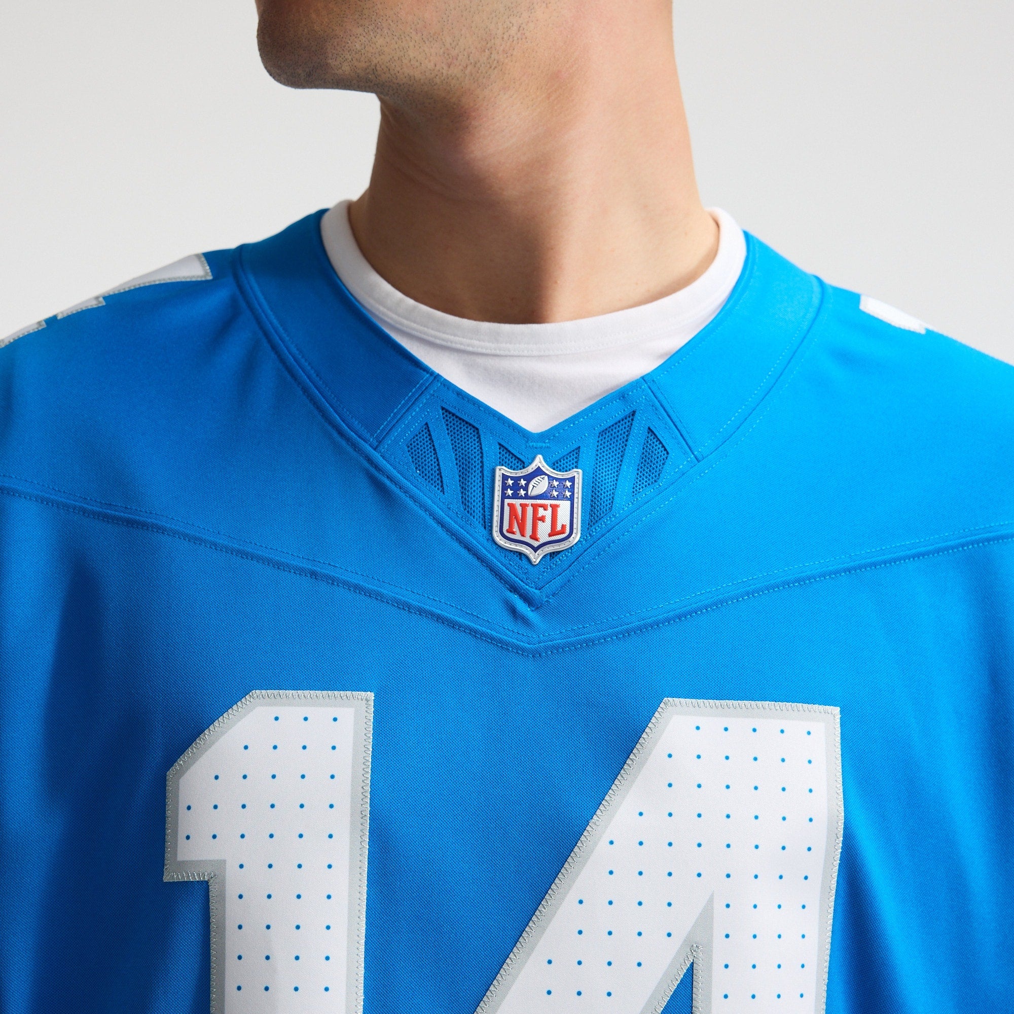 Detroit Lions Amon-Ra St. Brown Nike Blue Team Vapor F.U.S.E. Stitched Limited Jersey