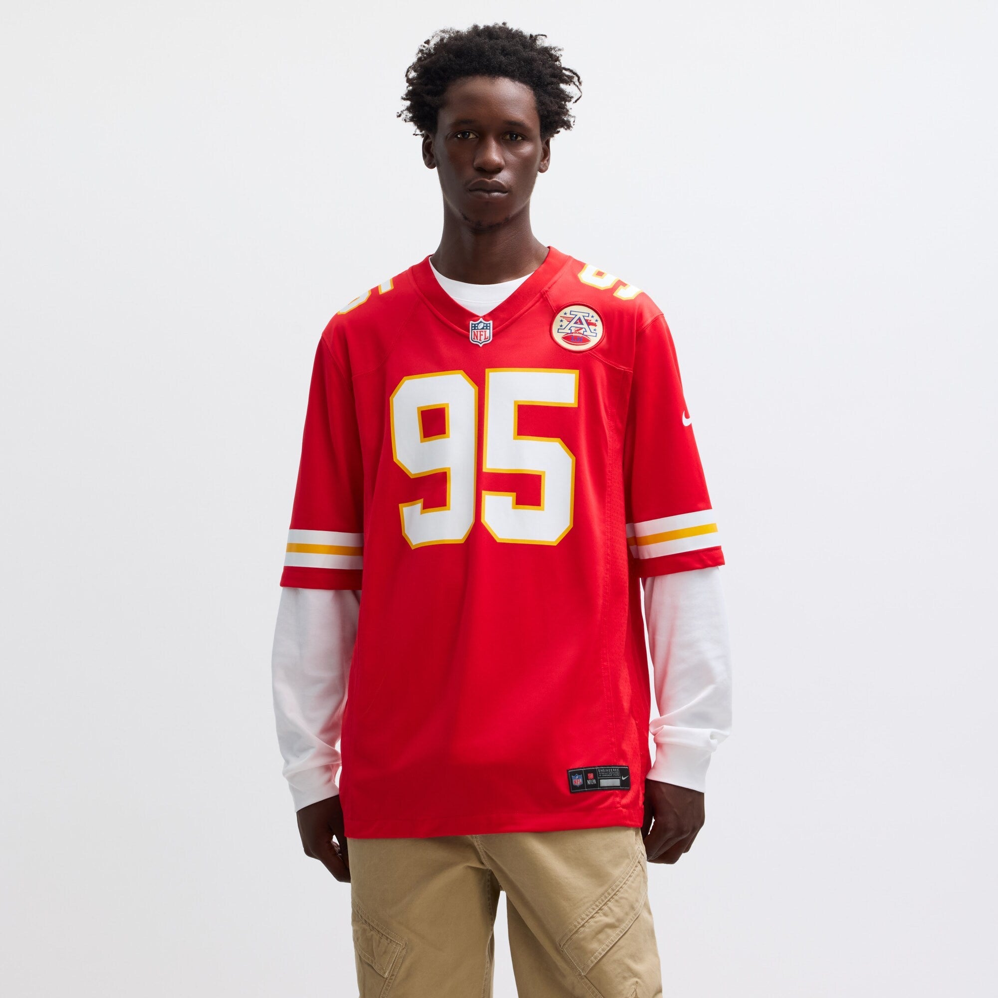Kansas City Chiefs Chris Jones Nike Red Game Jersey
