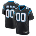 Carolina Panthers Nike Black Custom Game Jersey