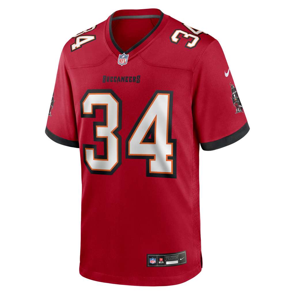Tampa Bay Buccaneers Alex Anzalone Nike Red Team Game Jersey
