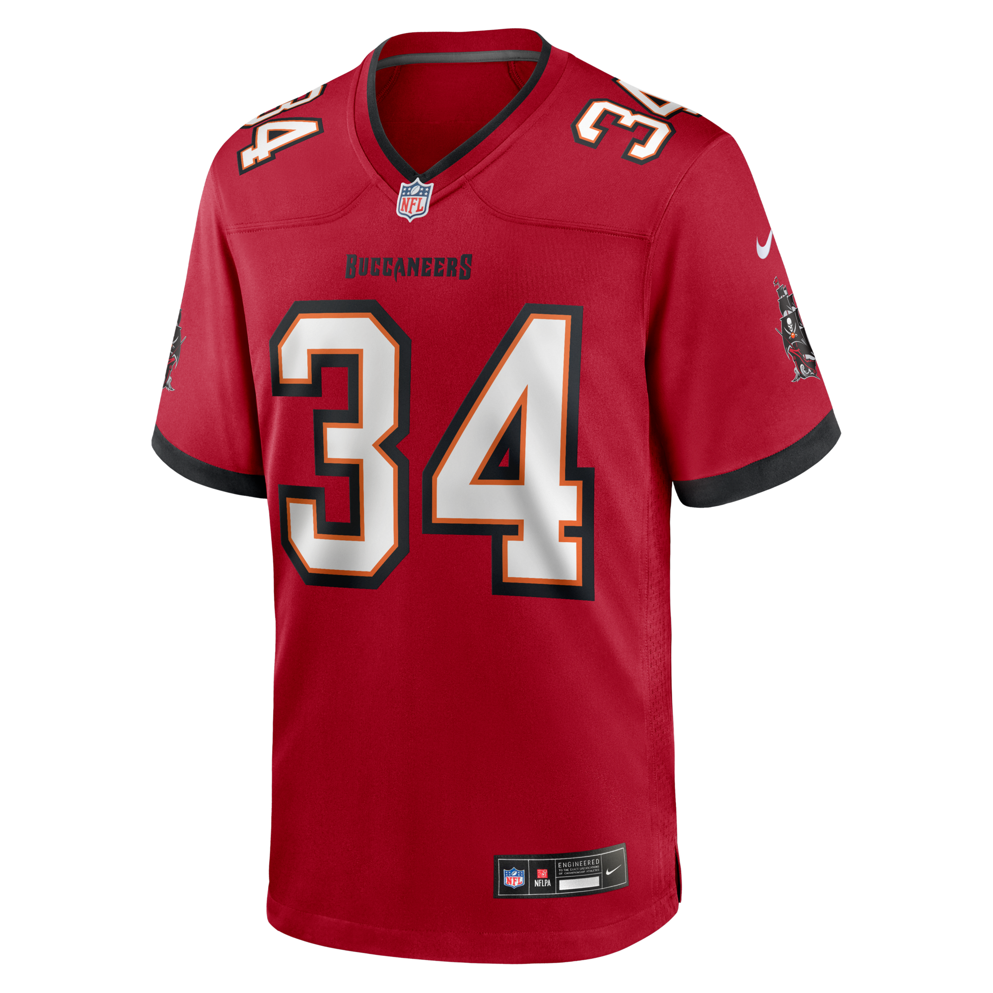 Tampa Bay Buccaneers Alex Anzalone Nike Red Team Game Jersey