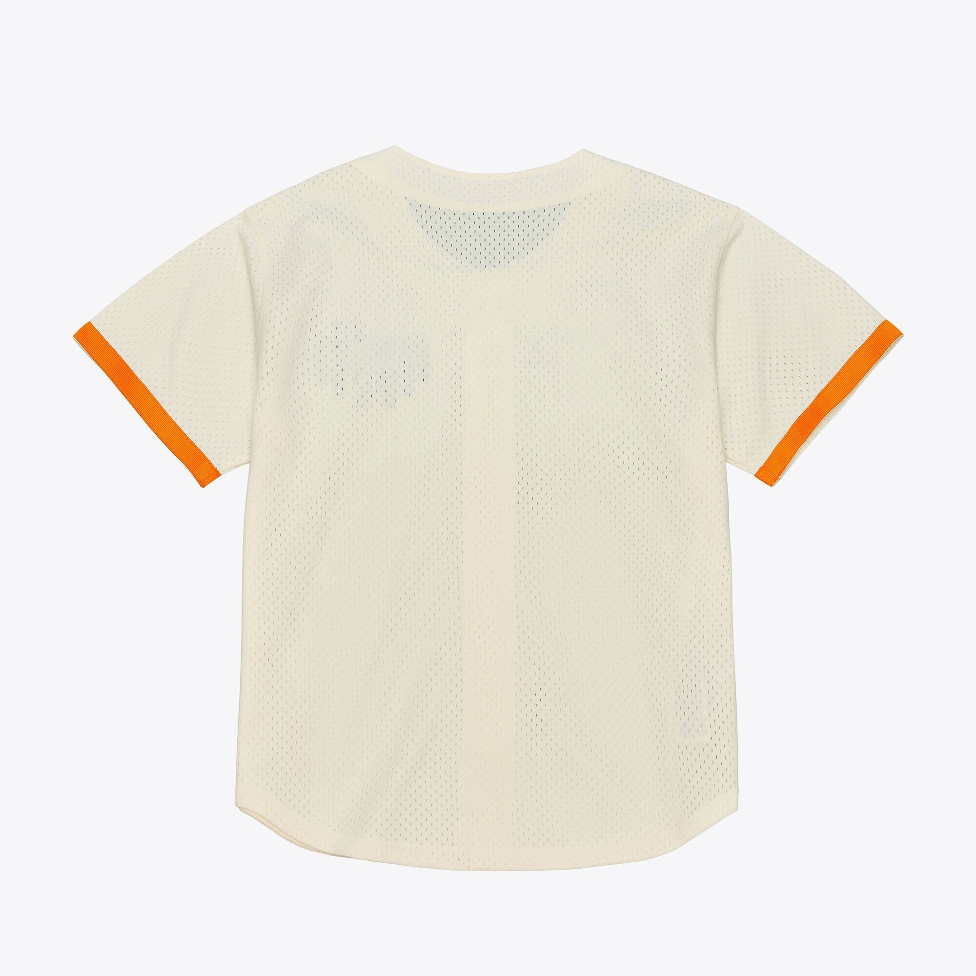 Mitchell & Ness Cream Tennessee Volunteers Mesh Button-Up Batting Practice Baseball Jersey