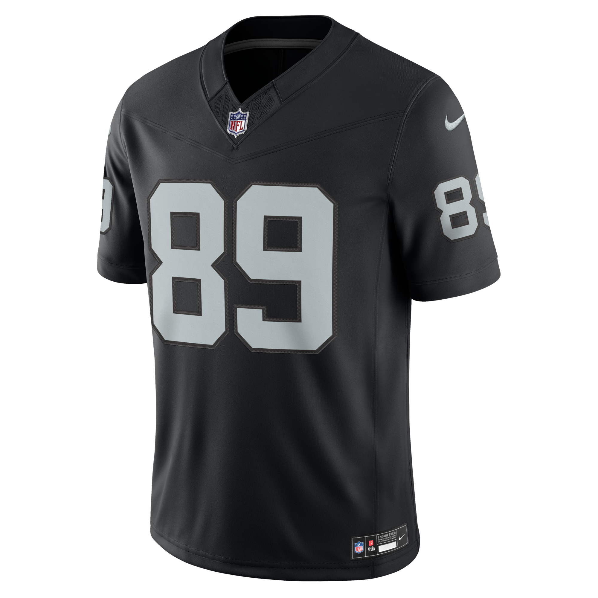 Las Vegas Raiders Brock Bowers Nike Black Team Vapor F.U.S.E. Stitched Limited Jersey