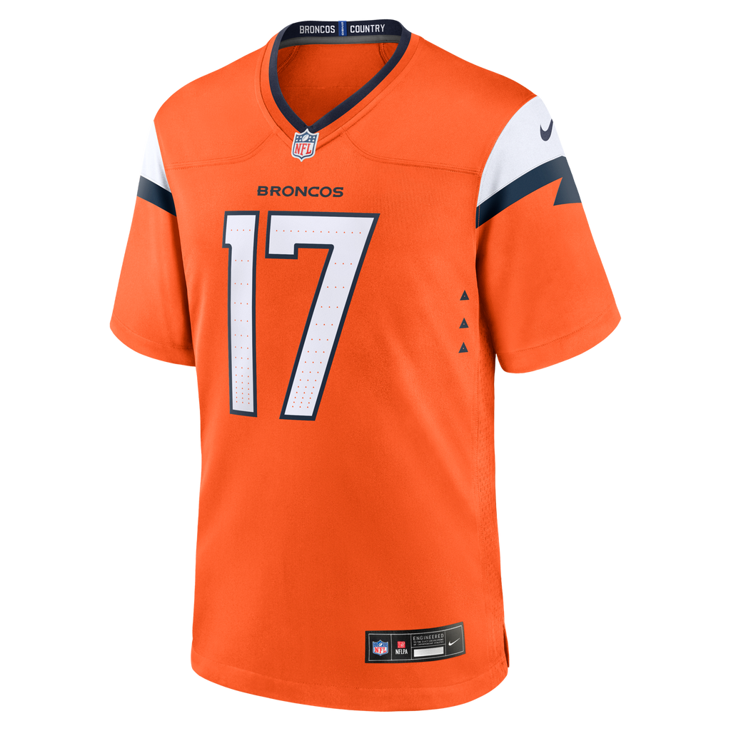 Denver Broncos Jaylen Waddle Nike Orange Game Jersey