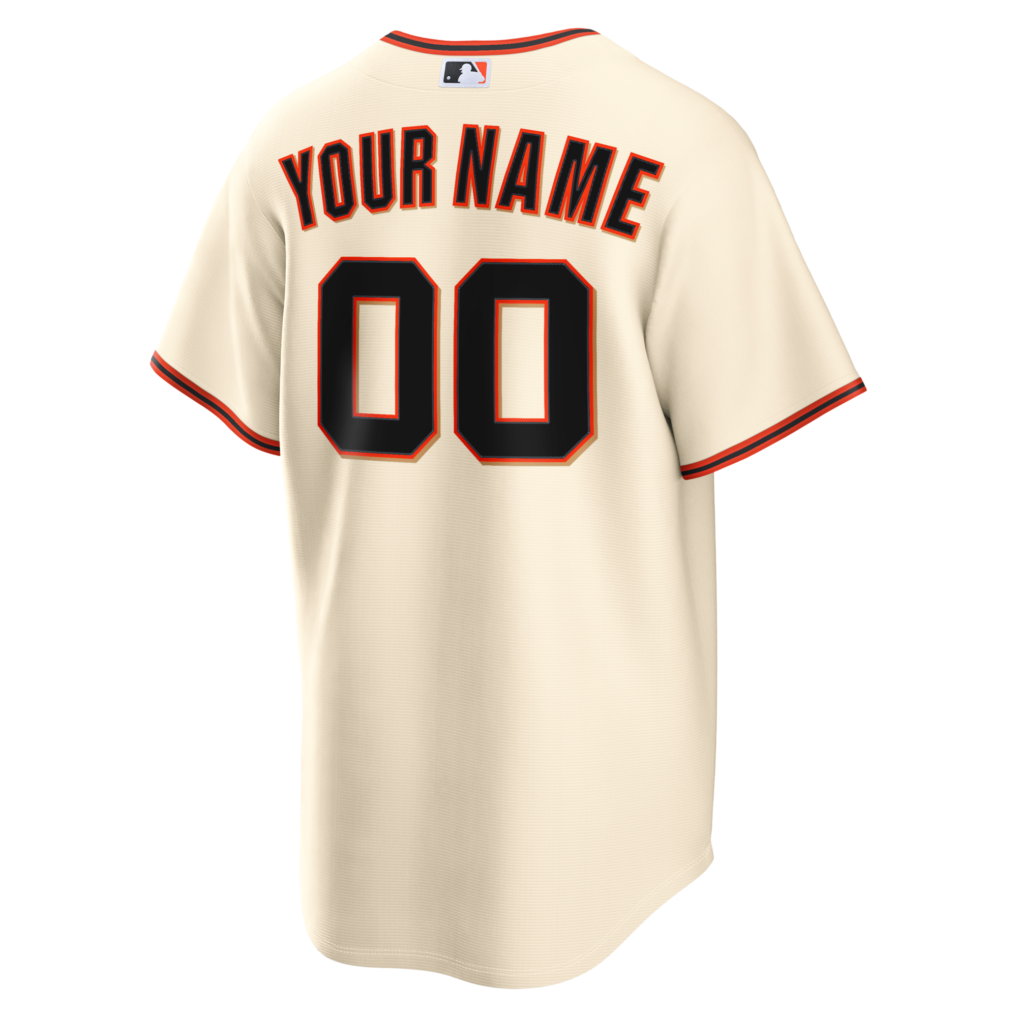 San Francisco Giants Nike Cream Home Replica Custom Jersey