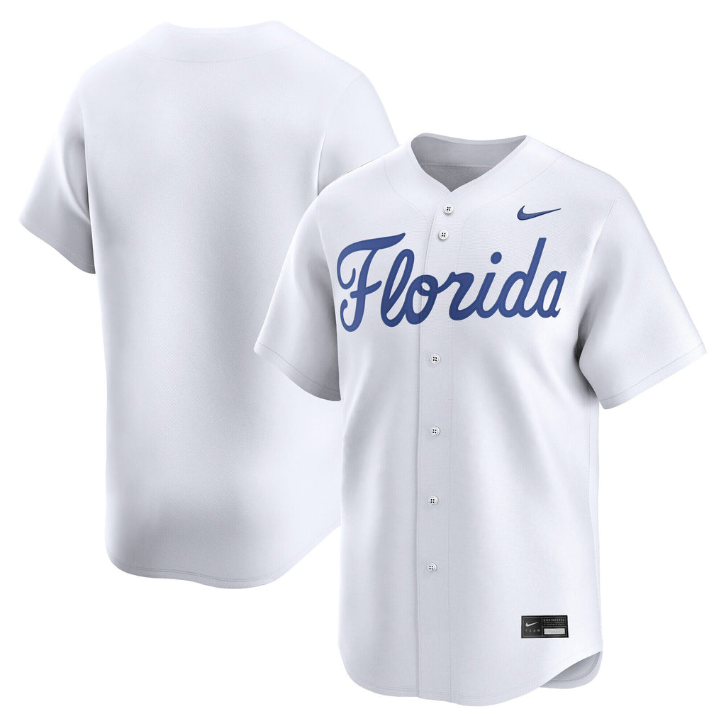 Nike White Florida Gators Baseball Limited Jersey