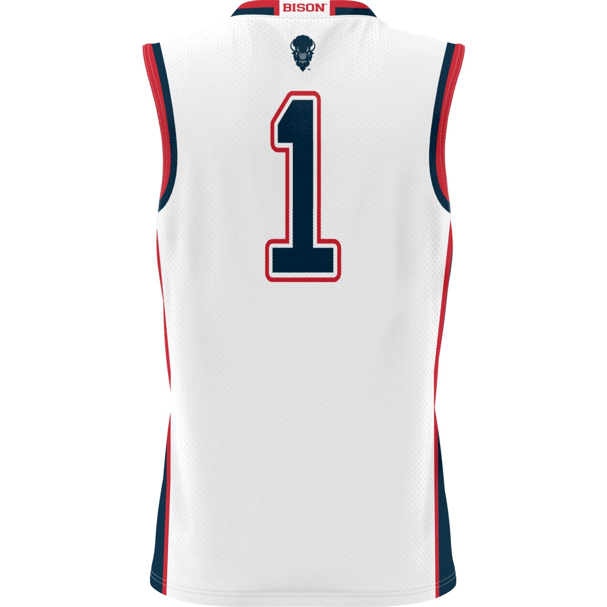 GameDay Greats #1 White Howard Bison Lightweight Basketball Jersey
