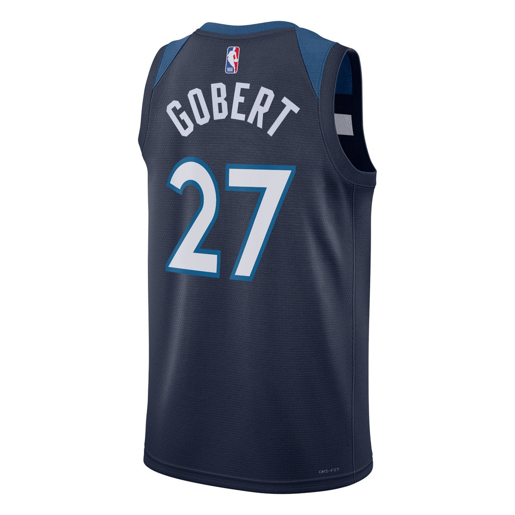 Minnesota Timberwolves Nike Icon Edition Swingman Jersey - Navy - Rudy Gobert