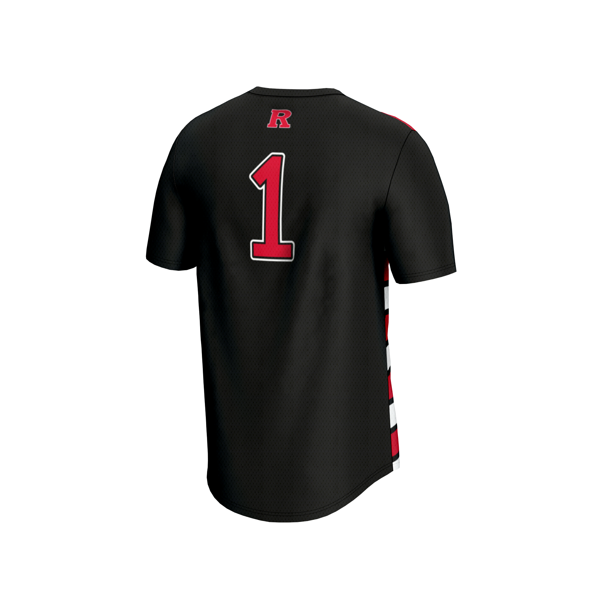GameDay Greats #1 Black Rutgers Scarlet Knights Lightweight Soccer Fashion Jersey