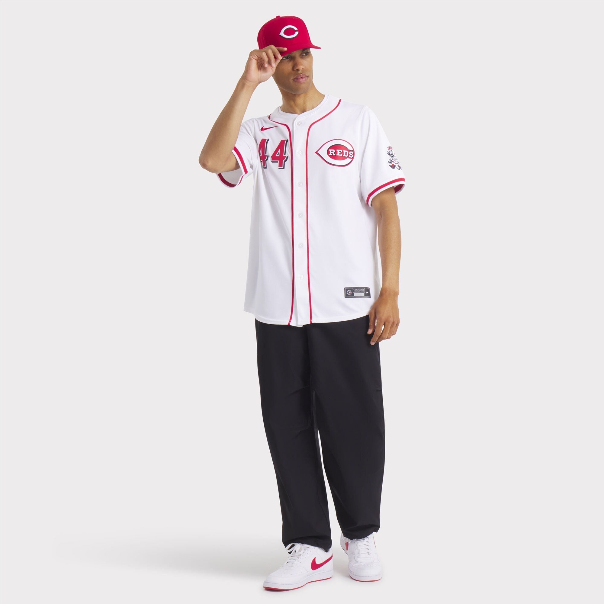 Cincinnati Reds Elly De La Cruz Nike White Home Limited Player Jersey