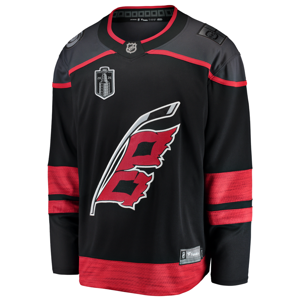 Carolina Hurricanes Fanatics Black 2026 Stanley Cup Final Home Breakaway Jersey