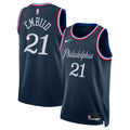 Philadelphia 76ers Nike 2025/26 City Edition Swingman Jersey - Navy - Joel Embiid