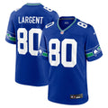 Seattle Seahawks Steve Largent Nike Royal Throwback Retired Player Game Jersey