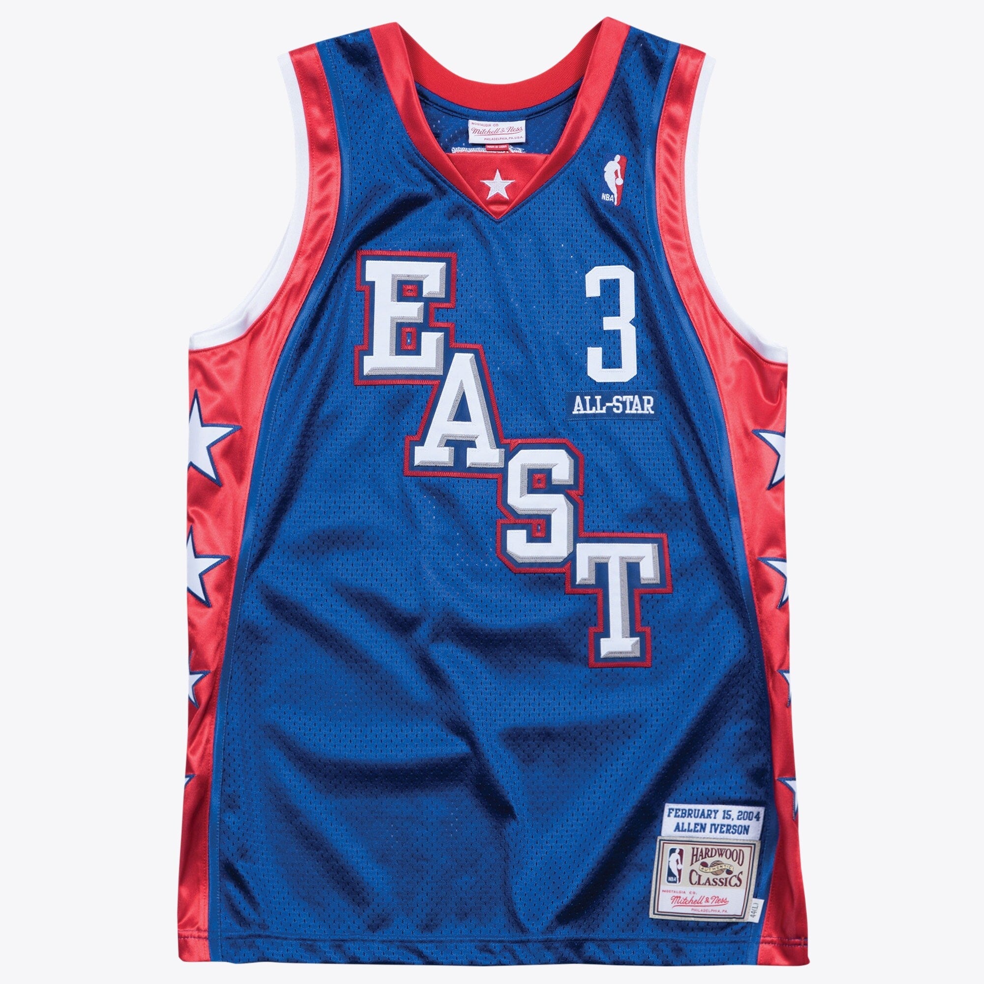 NBA Allen Iverson 2004 All-Star Authentic Jersey By Mitchell & Ness - Royal -
