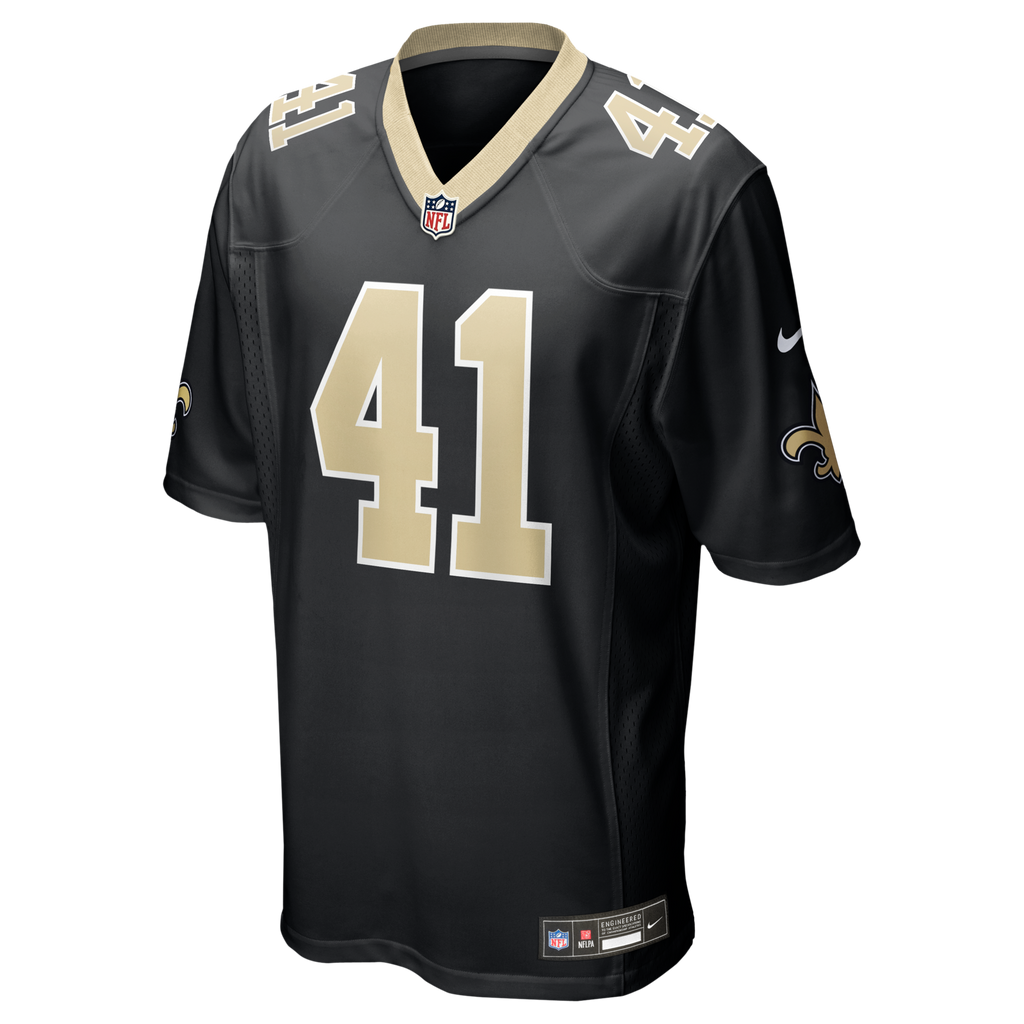 New Orleans Saints Alvin Kamara Nike Black Game Jersey