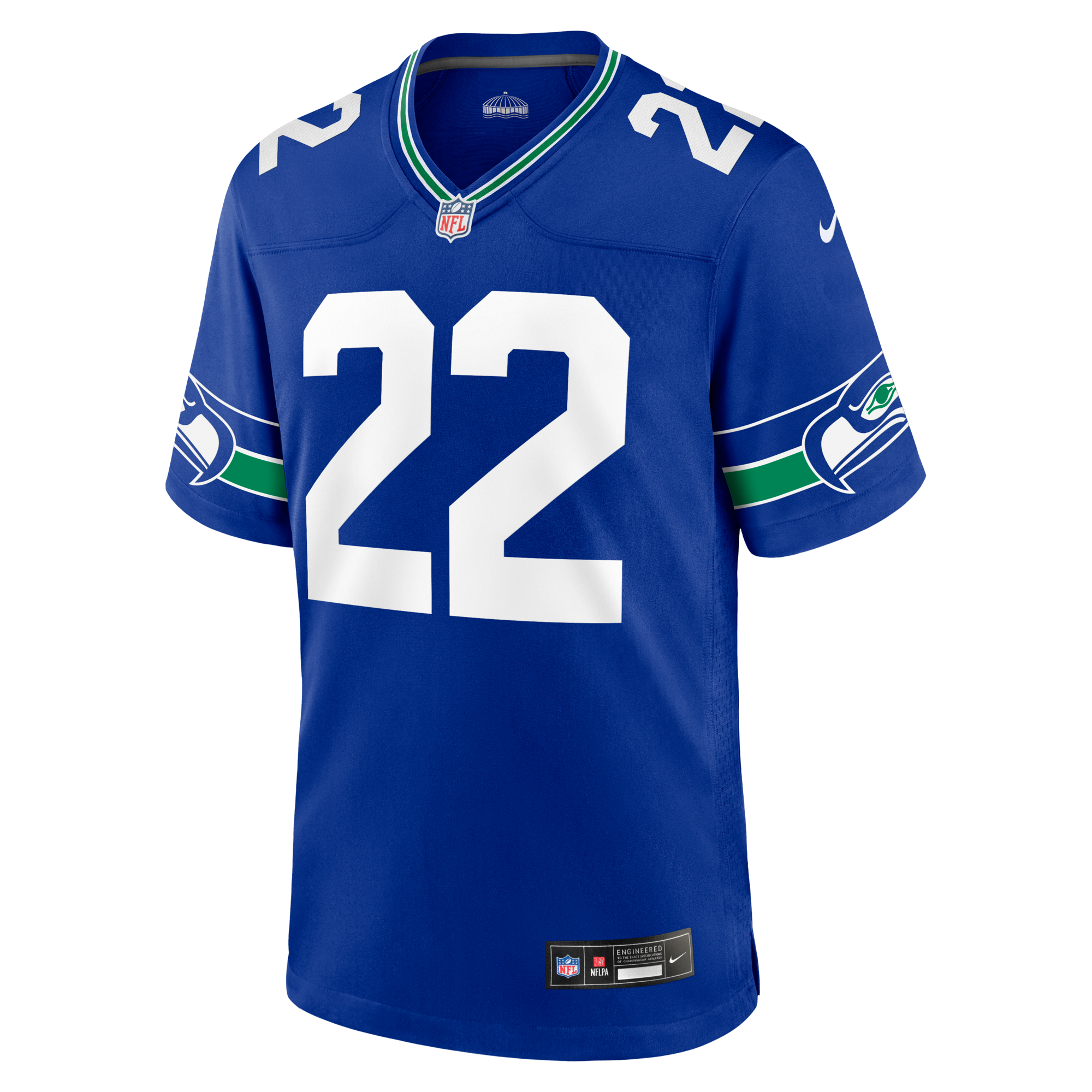 Seattle Seahawks Rashid Shaheed Nike Royal Alternate Game Jersey