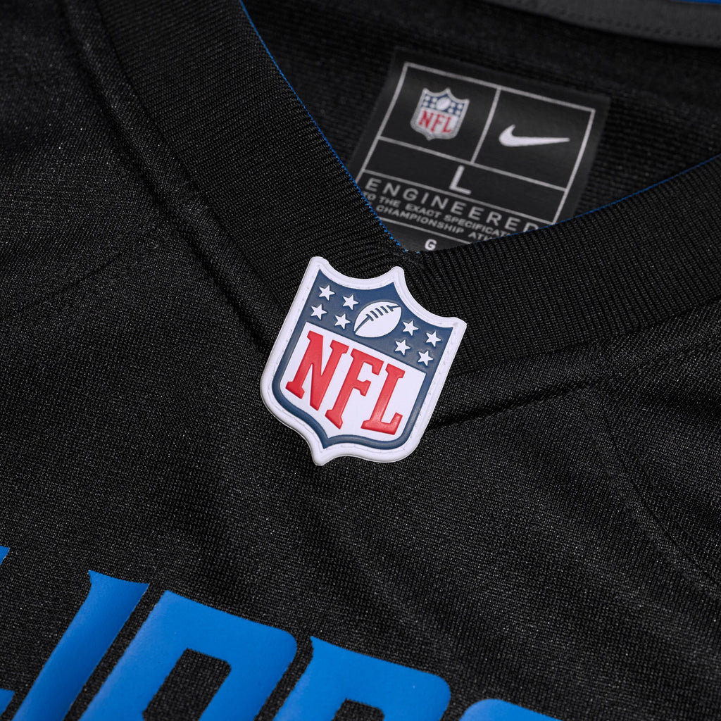 Detroit Lions Isaac TeSlaa Nike Black Alternate Game Player Jersey