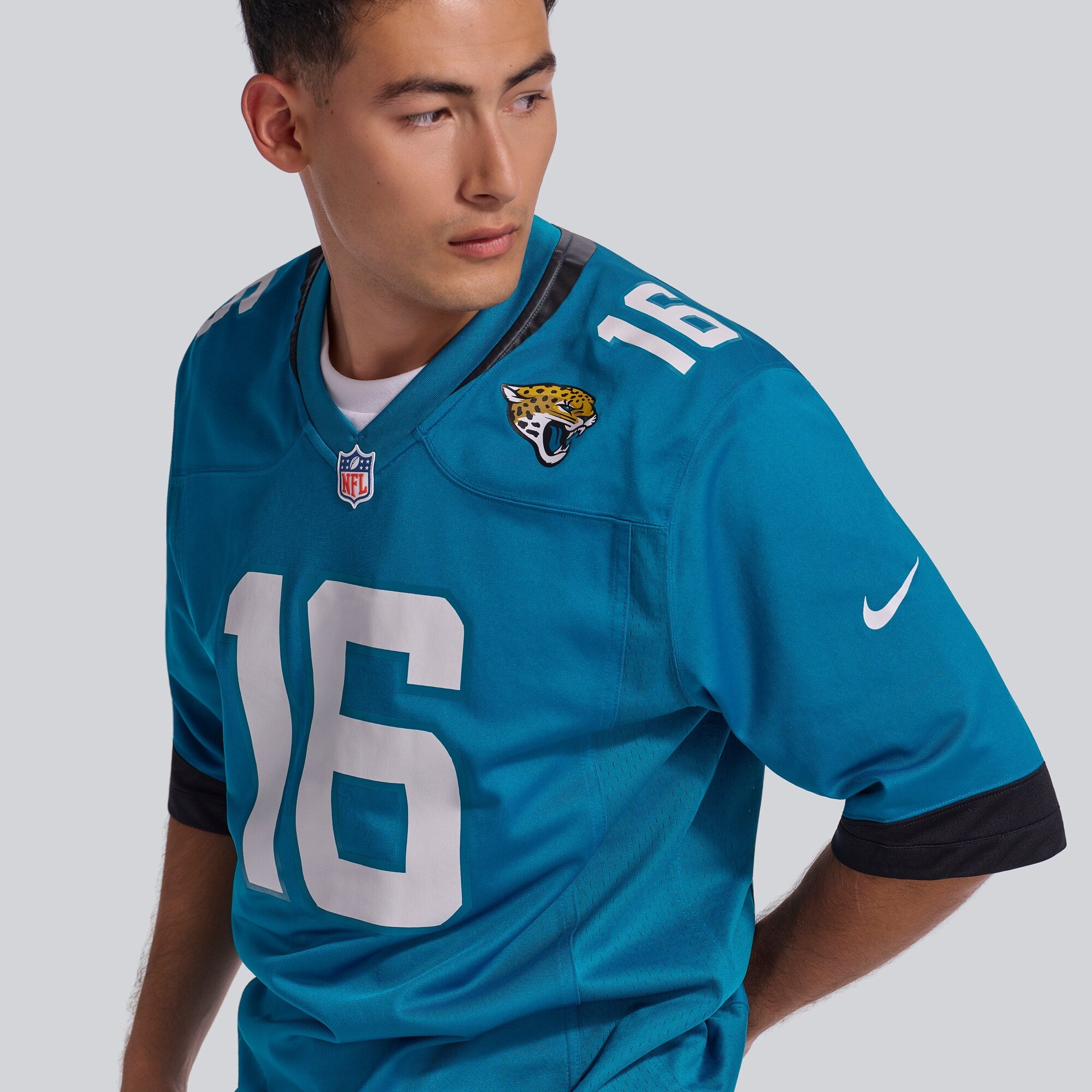Jacksonville Jaguars Trevor Lawrence Nike Teal Home Game Jersey