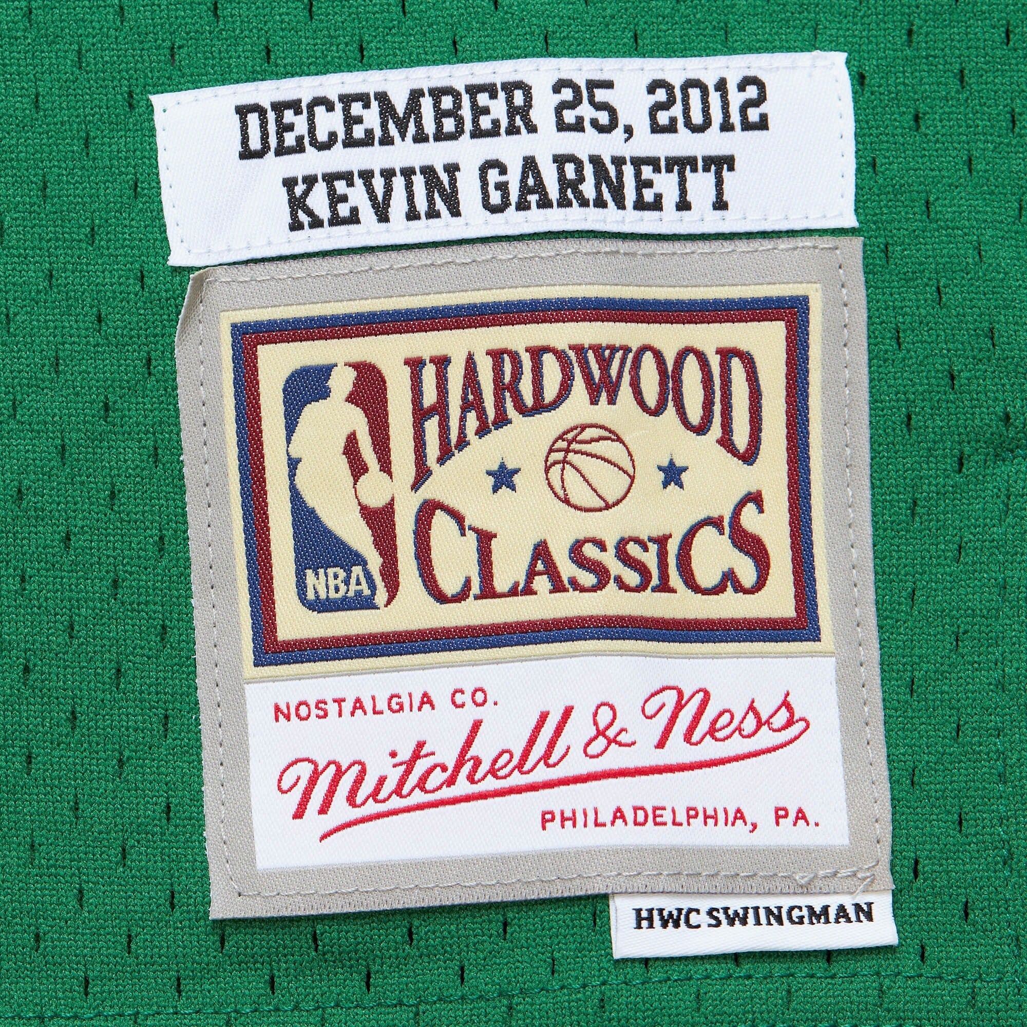Boston Celtics Mitchell & Ness Kevin Garnett 2012 Day Authentic Jersey - Kelly Green